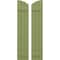 Ekena Millwork Americraft 3-Board (2 Batten) Wood Joined Board-n-Batten Shutters w/Ellipt Top, ARW101BE311X77MGH, PR ARW101BE311X77MGH - alternate 1